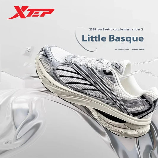 Xtep Little Basque Sportschuhe, Unisex, 2024, Sommer-Vintage-Sportschuhe, bequem, rutschfest, langlebig 876319320003.