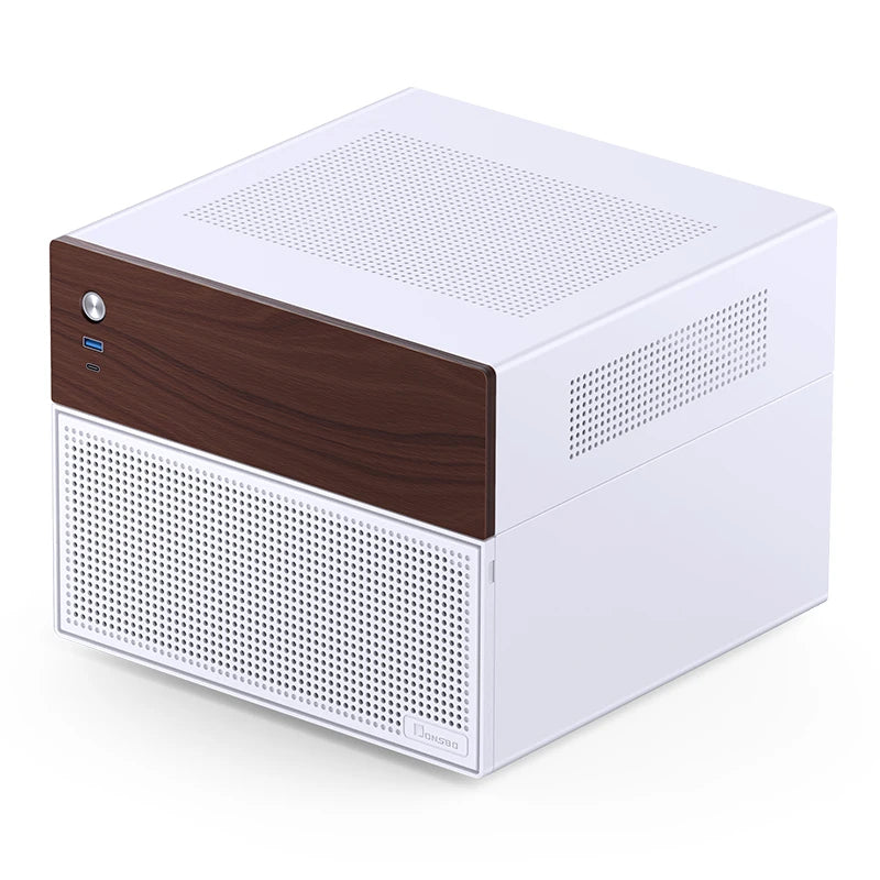 JONSBO N4 NAS Mini Case ITX/M-ATX Motherboard SFX Power 6 Large and 2 Small Hard Disk Bit Home Office Server PC Chassis