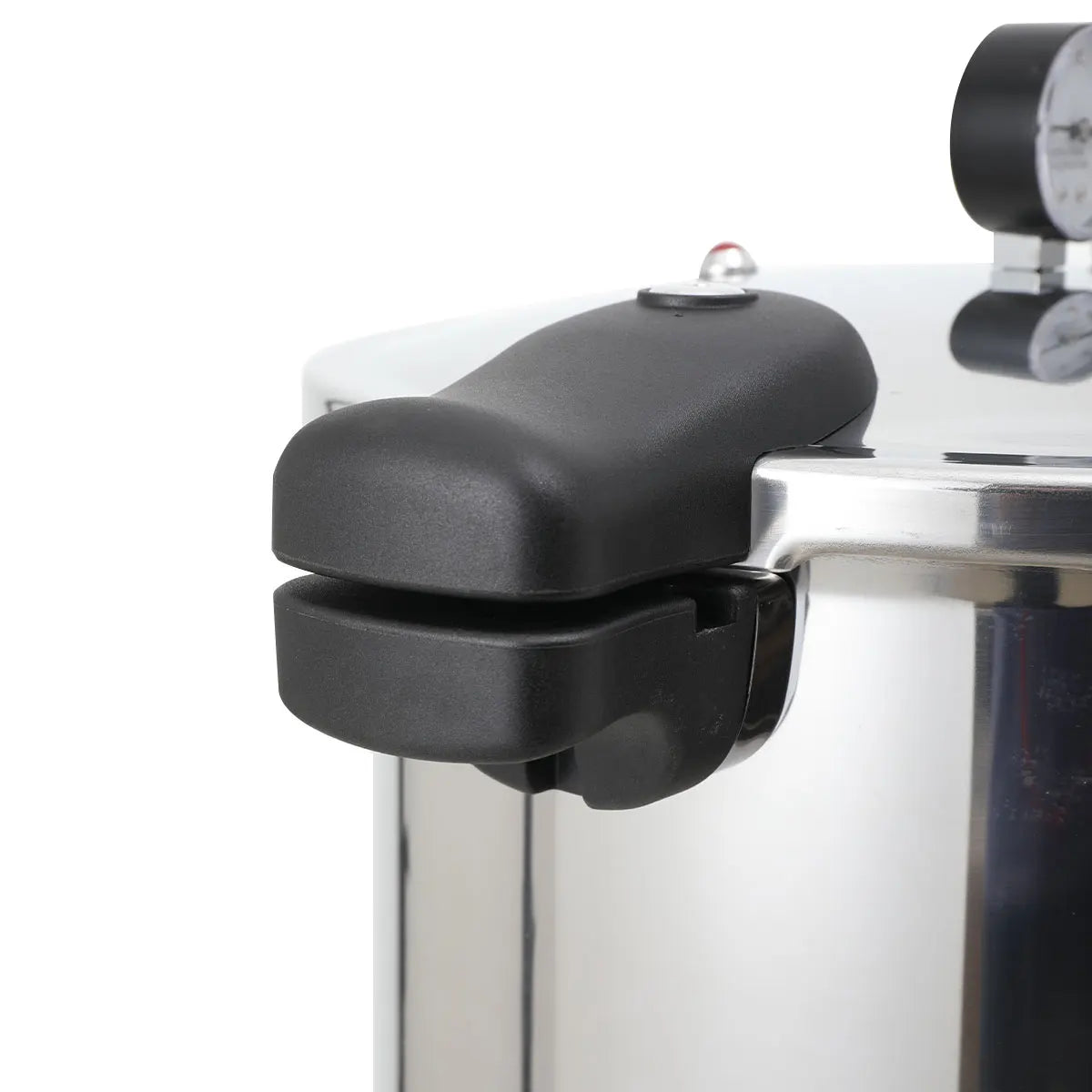 22L Aluminium Alloy Pressure Canner 90Kpa Thickened Explosion-proof Pressure Cooker Pot with Pressure Gauge and Safety Valve