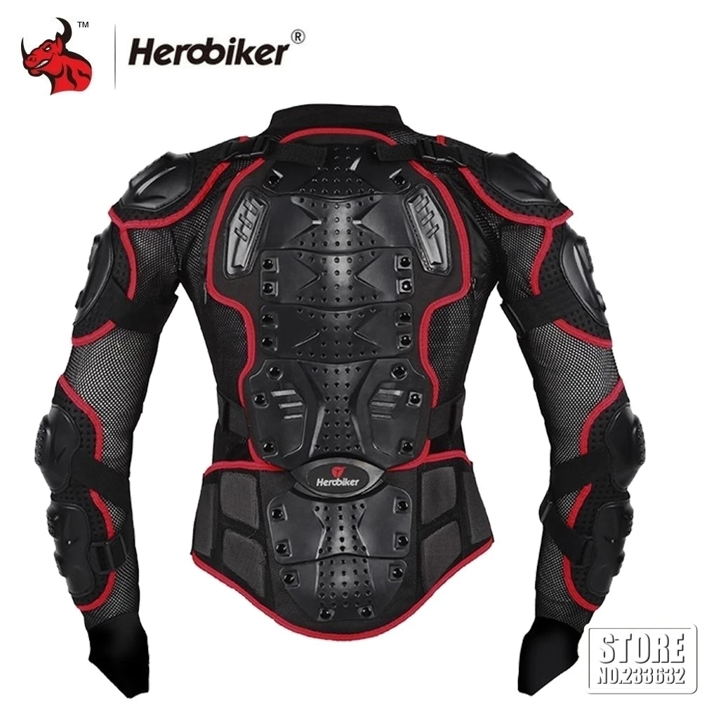 5XL Motorcycle Jackets Men's Full Body Armor Protection Jackets Motocross Enduro Racing Moto Protective Equipment Clothes
