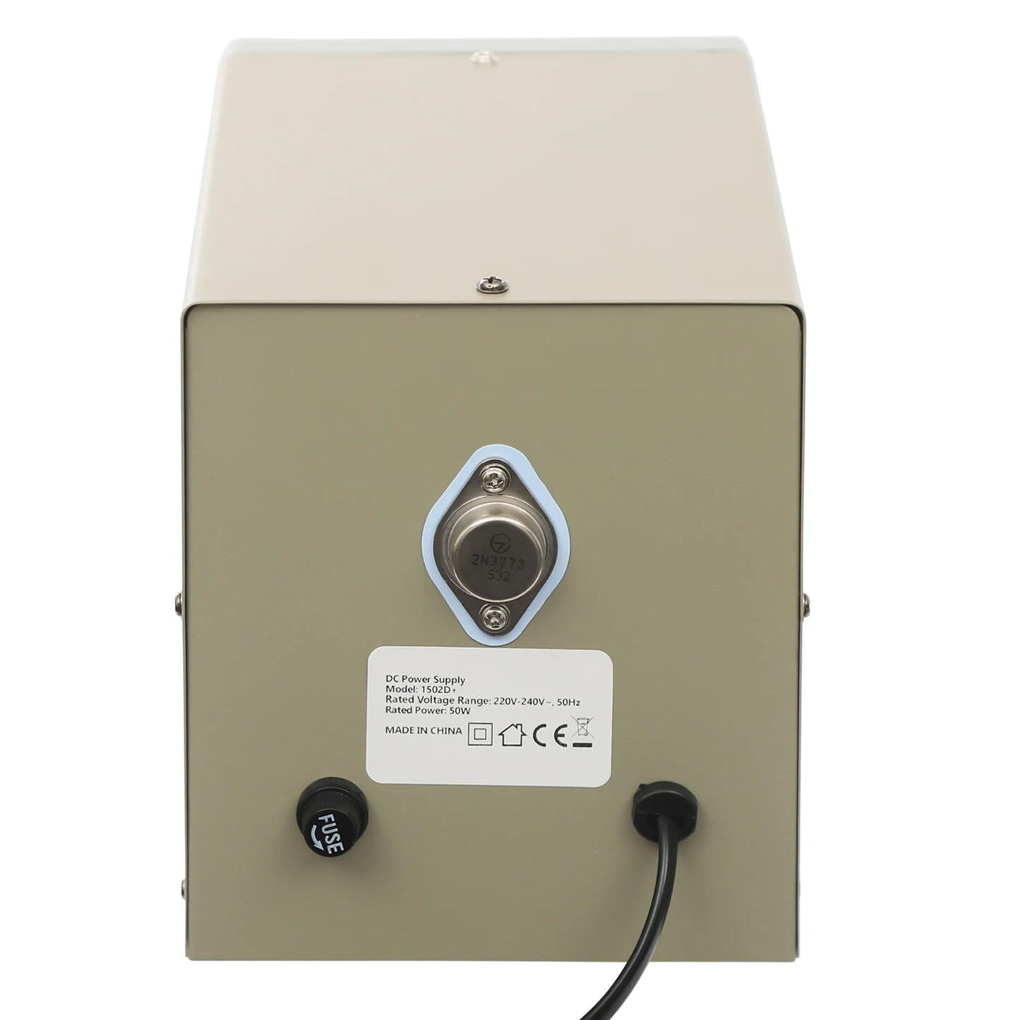 Adjustable DC Power Supply 0-15V 2A, Digital Display with Overcurrent Protection for Phone Repair, Electronics Lab Testing.