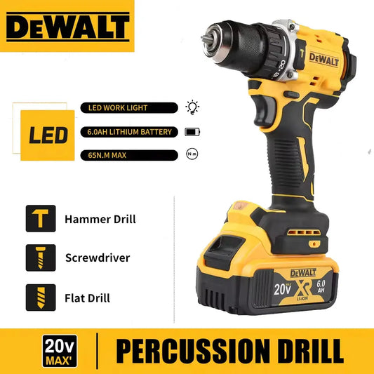 DEWALT DCD805 20V Elektrowerkzeuge Bürstenloser Schlagbohrschrauber Akku-Elektroschrauber Multifunktions-Handbohrmaschine