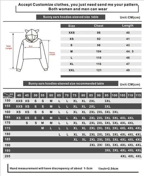 New KPop Demon Hunters Printed Hoodie Women Fashion Autumn Winter Pullover Girl Cute Cat Ear Sweatshirts Crop Tops.
