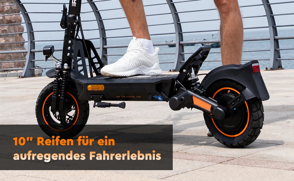 RCB Electric Scooter D5/D5 PRO ABE (premium version), NFC/Indicator/APP, 500W Motor Peak 1600, 10" Commuting E Scooter for Adult.