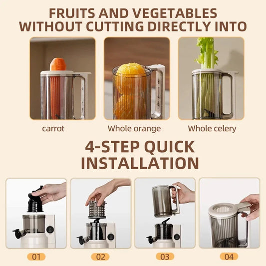 Automatic Electric Citrus Juicer Orange Lemon Fresh Orange Juicer juice and residue separation Juice Machine For Home 220V.