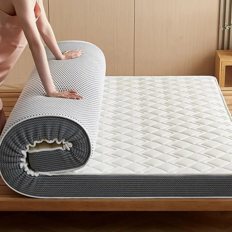 Naturlatex-Matratze, Zuhause, Schlafzimmer, Tatami, Memory, Wattepad, gepolstert, Vermietung, einzelner Studentenwohnheim, verdickt