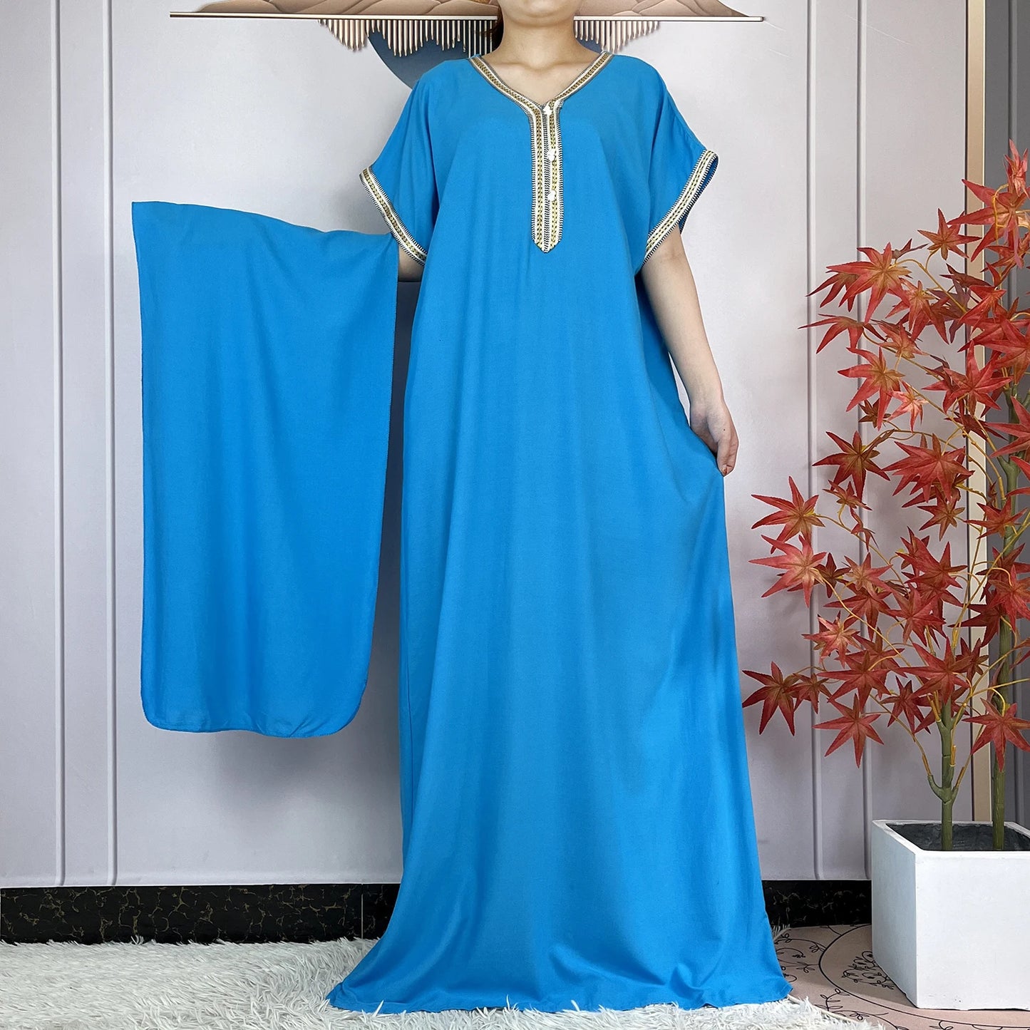 Neue Sommer-Kaftan-Abaya 2023, afrikanische Kleider für Frauen, traditionelle Kleidung, Islam-Gebetskleidung, Türkei, muslimische lose Robe, Ramadan