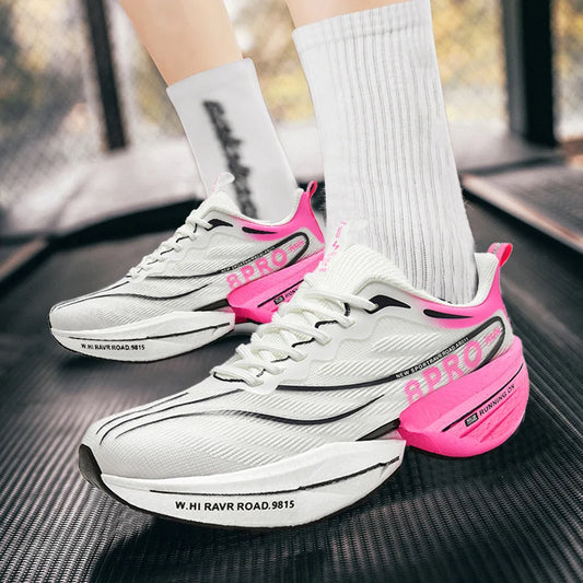 Neue männer Turnschuhe Hohe Qualität Carbon Platte Laufschuhe Stilvolle Atmungsaktive Casual Sportschuhe Männliche Trainer Tennis Schuhe.