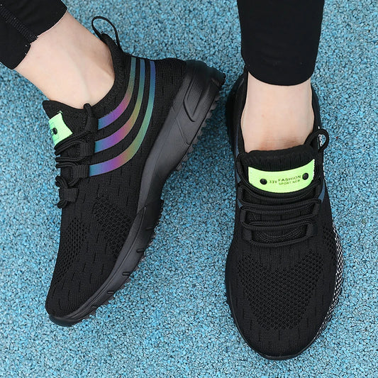 Brand Sports Shoes Breathable Mesh Running Shoes Men's Shock-absorbing Cushion Sports And Leisure Shoes Sneakers For Sale.