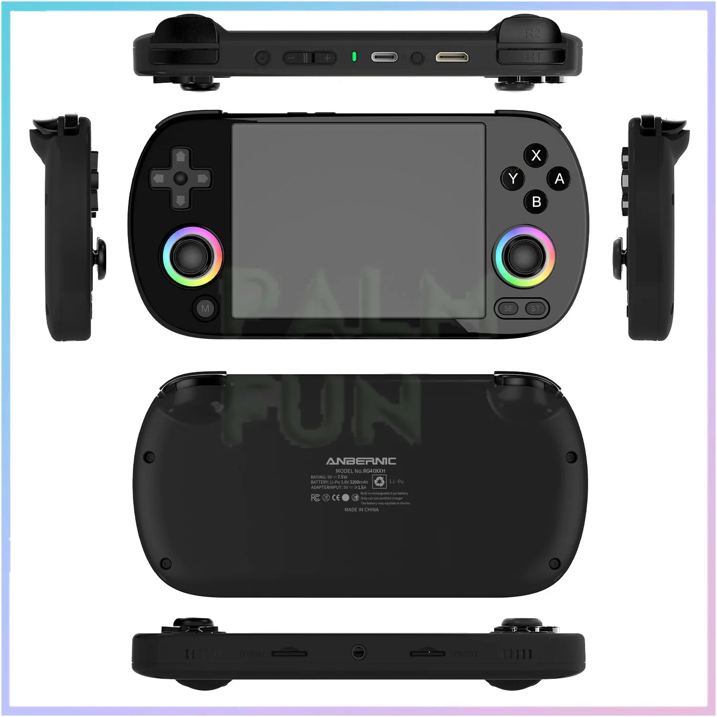 ANBERNIC RG40XX H Retro Handheld Game Console 64Bit 4 Inch IPS Screen Linux 5G WIFI Bluetooth HDMI-TV Output Video Gaming Player