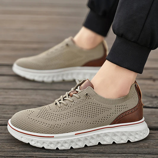 Men Sneakers Men Mesh Casual Shoes Fashion Lightweight Breathable Soft Soled Shoes Summer Outdoor Sports Fitness Large Size 48.