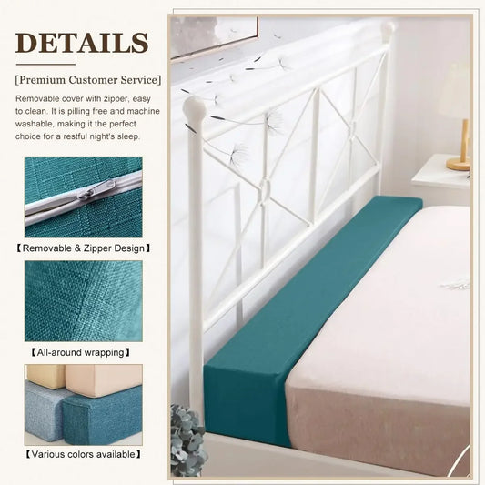 Benutzerdefinierte Matratze Bett Lücke Füllstoff Bett Extender Kopfteil Kissen Geschlossener Lücke zwischen Matratze Kopfteil und Wand Bett Kissen Sofa Pad