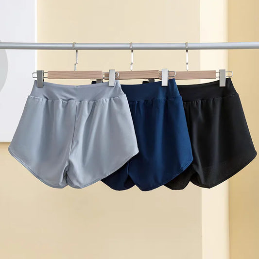 Women's High-Waist Breathable Yoga Shorts Fitness Shorts Running Shorts Cycling Shorts Sports Shorts Summer Workout Gym Shorts.