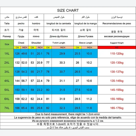 Men's Gradient T-shirt Plus Size 7XL 110-175KG Loose Short Sleeve Tees Men Fashion Round Collar Leisure Oversized Tops.