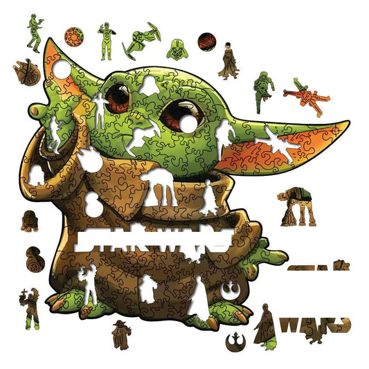 Movie Characters Wooden Puzzle Film Star Wood Jigsaws 2D Magic School Badge Character Jigsaw Toys for Kids.