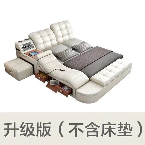 Master Under Storage Doppelbett Ästhetisches Master Nordic Multifunktionales Schlafzimmer Bettgestell Modernes Design Cama Casal Möbel