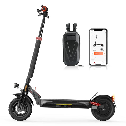 isinwheel T4 (ABE)Adult Electric Scooter 1000W Motor 48V12.5Ah Battery Electric Scooter 10" Off-Road Tire Electric Scooter.