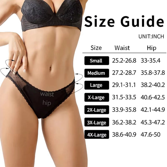 2pcs plus size Menstrual Panties 4 Layers Leak-proof Physiological Period Underwear Briefs Breathable Pants For Women.
