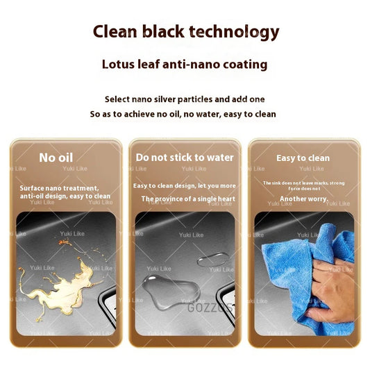 Small Hidden Sink Stainless Steel Kitchen Sink Mini Bar Single Slot Touring Car Wash Basin With Cover Plate Apartment