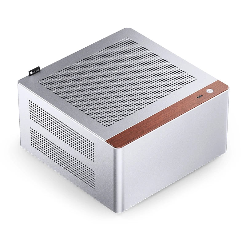 JONSBO N10/NV10 MINI ITX Case Supports 1U FLEX Power Supply Aluminum Alloy Desktop Office Computer Case