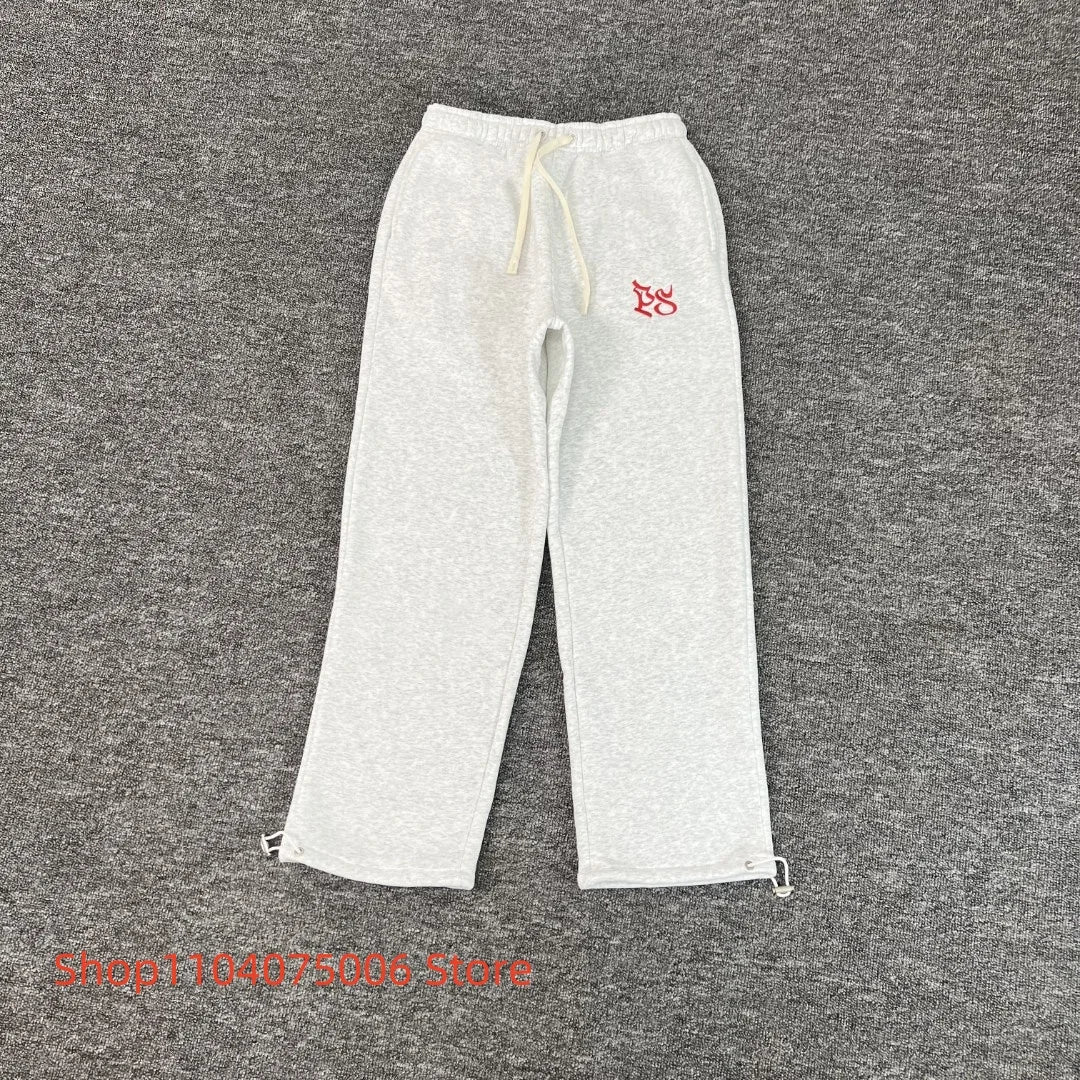 Pepe Studio Fleece-Lined Elastic Waist Jogger Pants Winter Warm Soft Loose Fit Sweatpants with Drawstring for Women Men