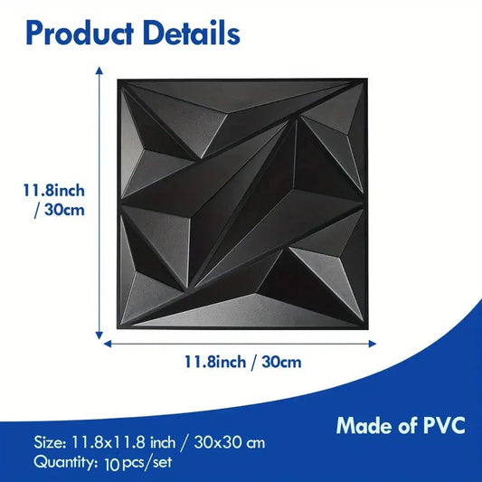 3D Wall Panels 30x30cm Indoor Wall Decoration for Bedroom Living Room background Hotel Office Mural Wall Panel DIY Home Decor