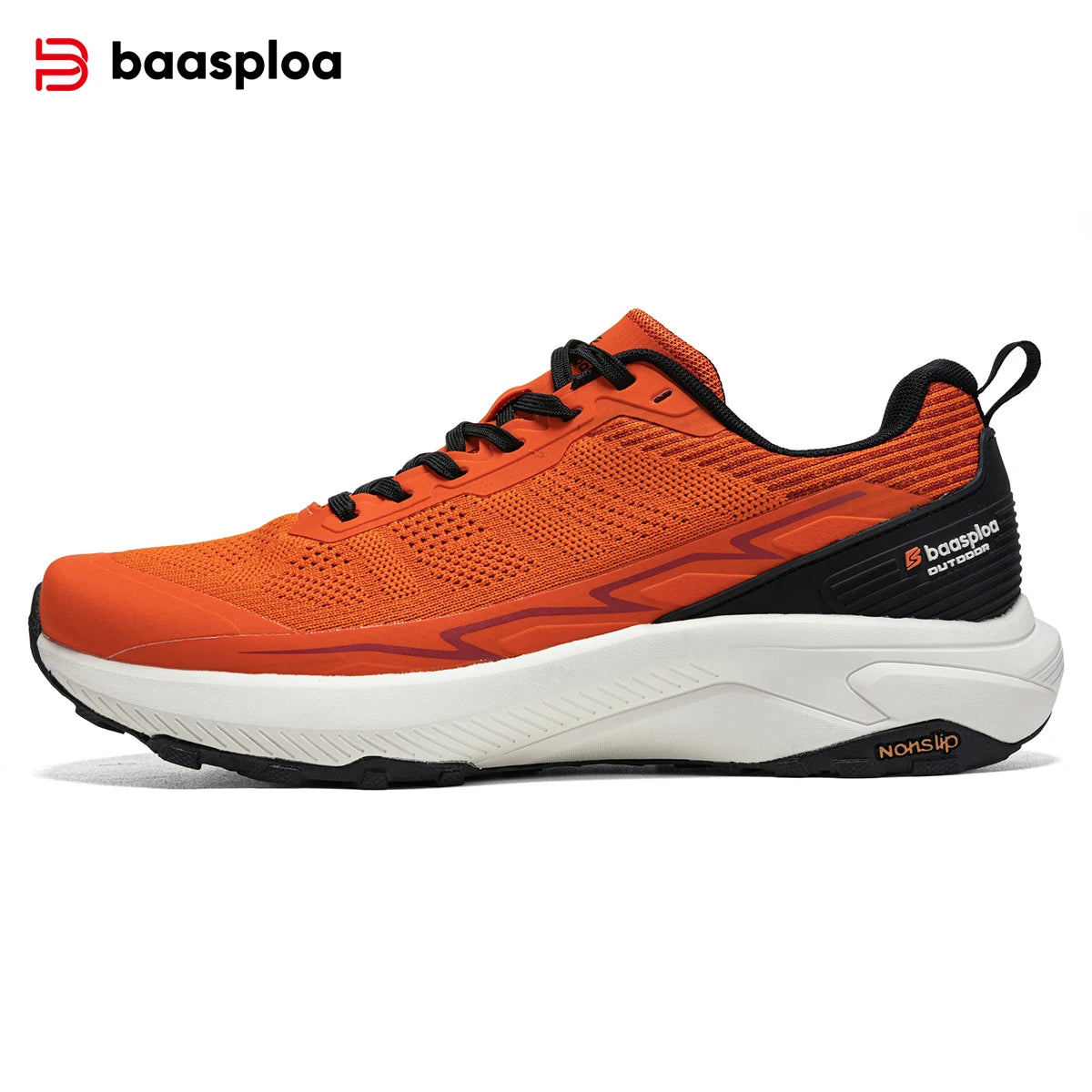 Baasploa Männer Wanderschuhe Komfort Tragen Beständig Outdoor Schuhe Männer Atmungsaktives Mesh Casual Turnschuhe Klettern Nicht-Slip Spitze Up