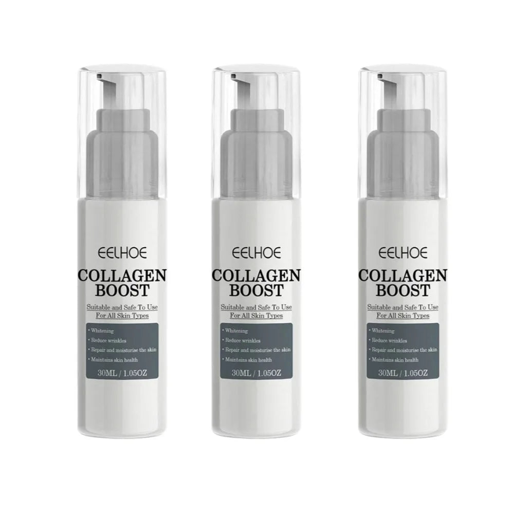 1/2/3pcs 30ml Collagen Boost Firming Essence Cream Fade fine lines Face brightening lightining Serum Cream skin care for women.