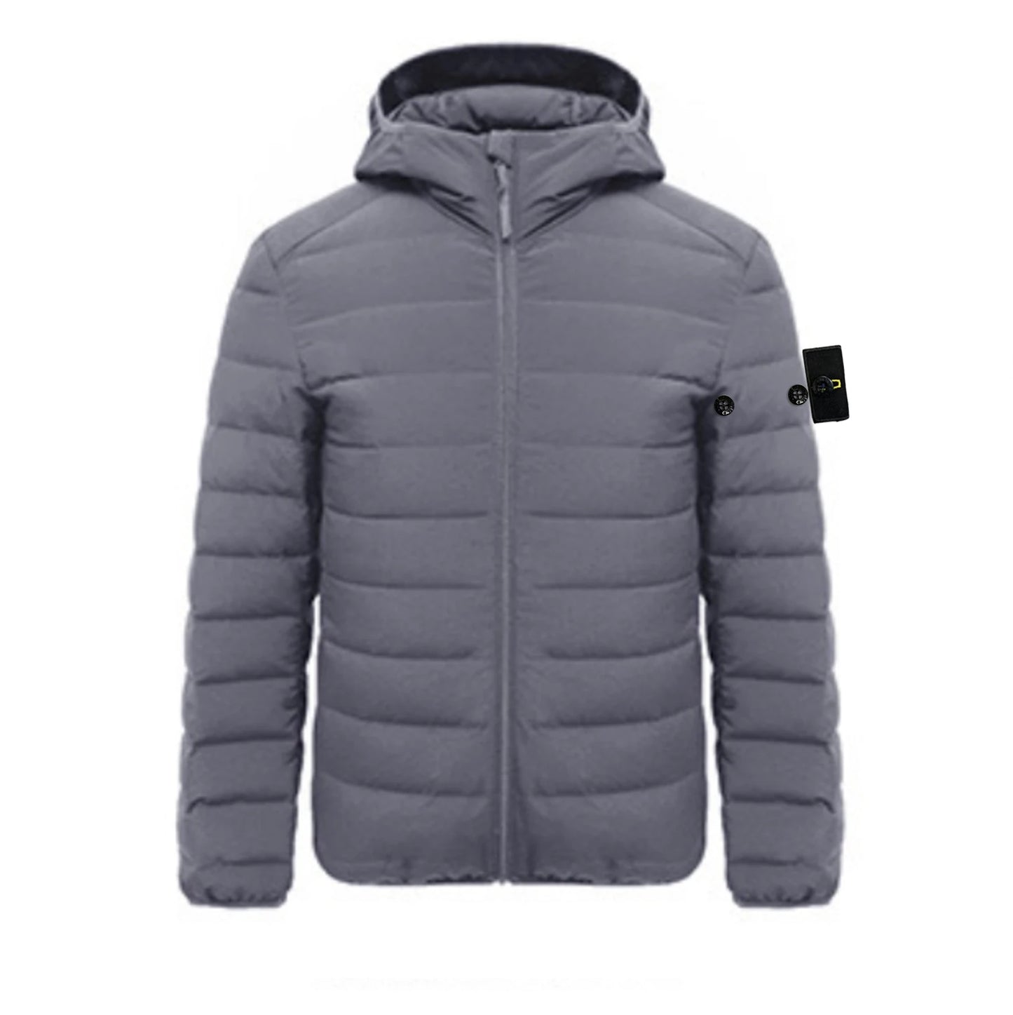 Compass Top Patch Italian Luxury Style 3 labels Men's 90% Duck Down Jacket Ultra Lightweight Hooded jackets Men Outerwear Coat.