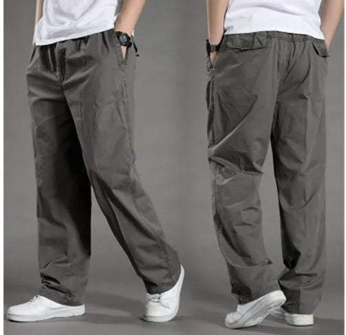 FGKKS 2024 Outdoor Casual Pants For Men Solid Color Large Pocket Breathable Pants High Quality Design Hot Casual Pants For Men.