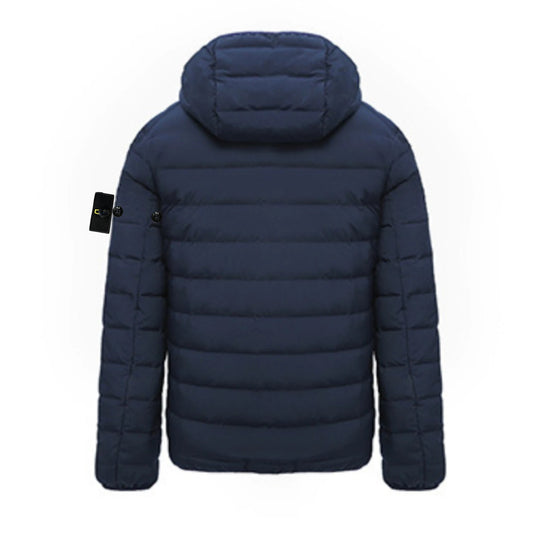 Compass Top Patch Italian Luxury Style 3 labels Men's 90% Duck Down Jacket Ultra Lightweight Hooded jackets Men Outerwear Coat.