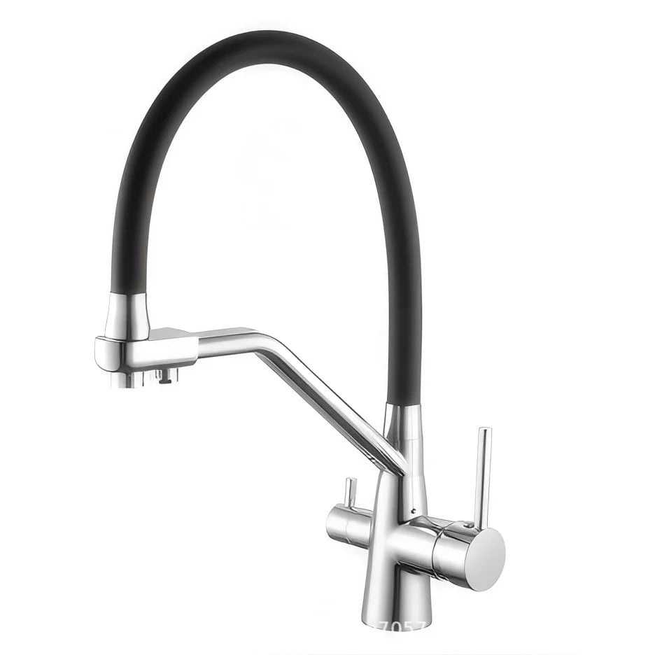 Kitchen Modern Copper Faucet Purification Drinking Water Pull-out Sink Hot and Cold Pure Water Direct Drinking Faucet
