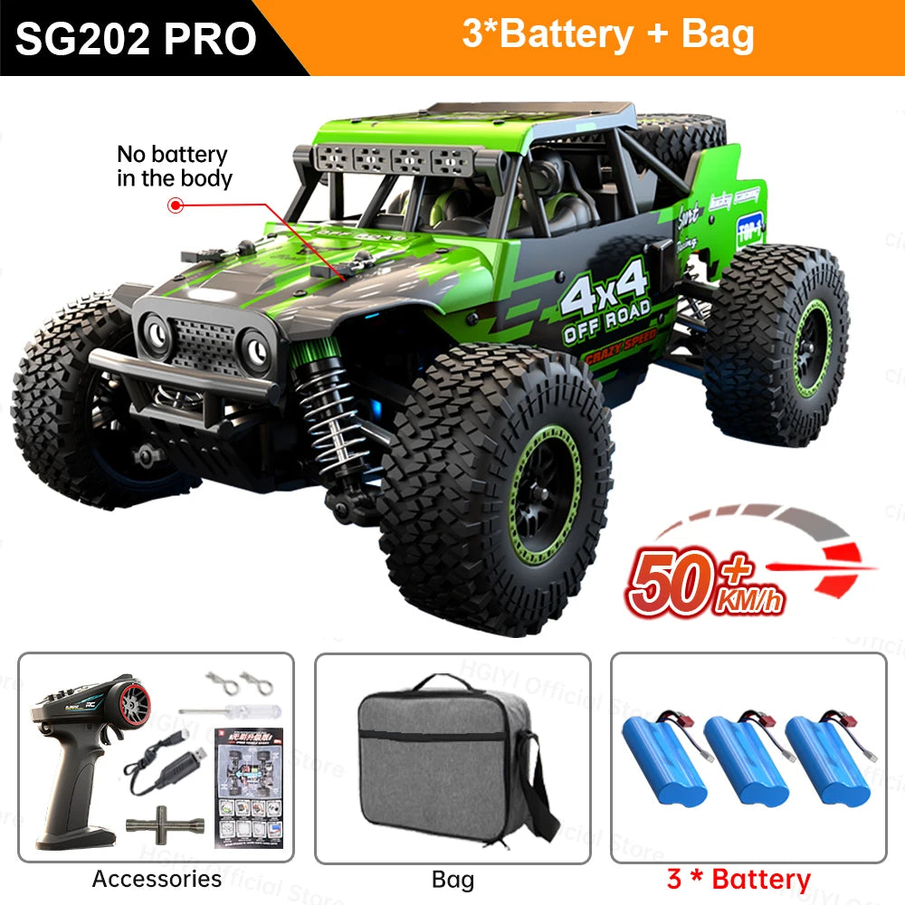 ZLL SG202 MAX/PRO 1:20 High Speed Drift Racing 70KM/H Or 50KM/H Brushless Motor 4WD RC Car Off Road Car Toys for For Kid Gift