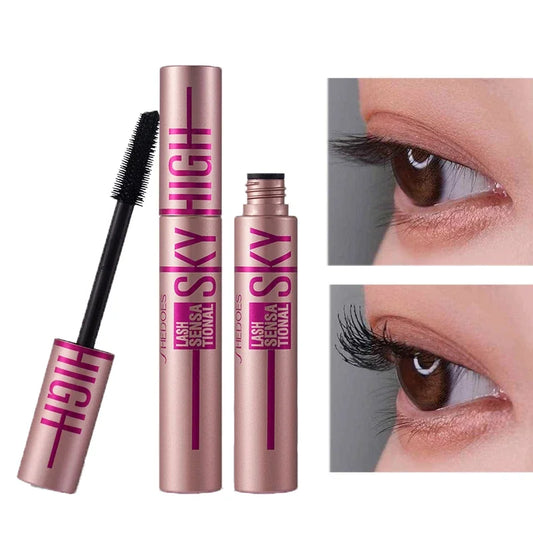Pink Mascara Waterproof Long Lasting Curling False Eyelash Professional Volume Natural Eyelash Makeup Tools Lashes Brush.