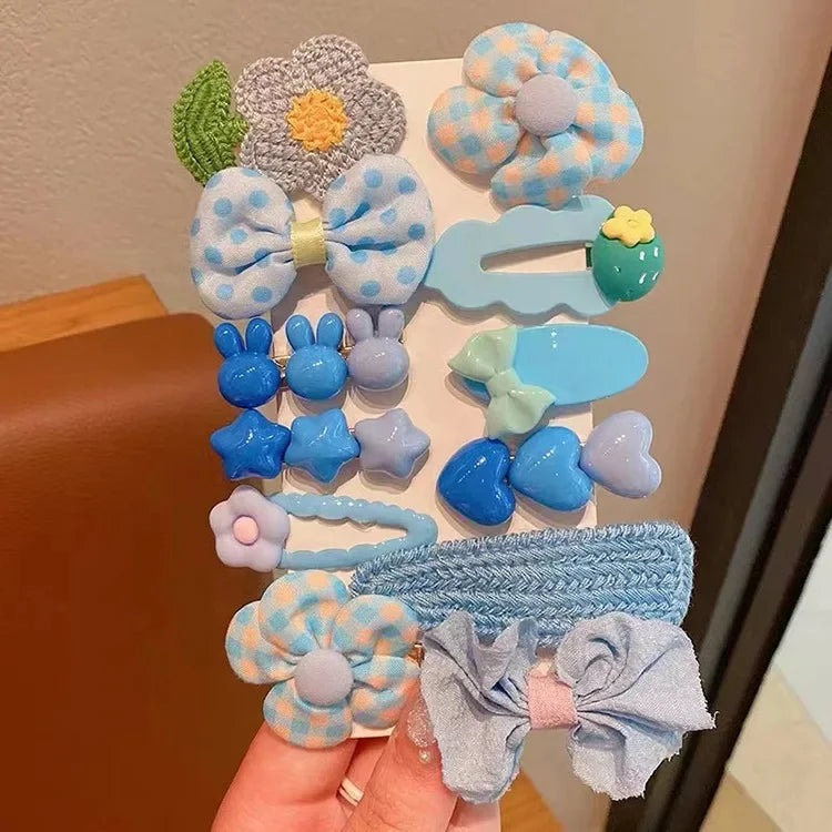 2023 New Children's Hairpin Headwear Women's Cute Baby Hair Accessories Hair Clips Edge Clips Serenity Hair Accessories.