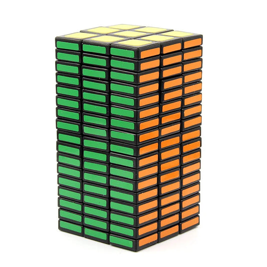 Limited Edition Cube 3x3x17 Magic Cube Black Speed Cube Primary Color Transparent Red Unequal Order 3317 Educational Funny Toys.