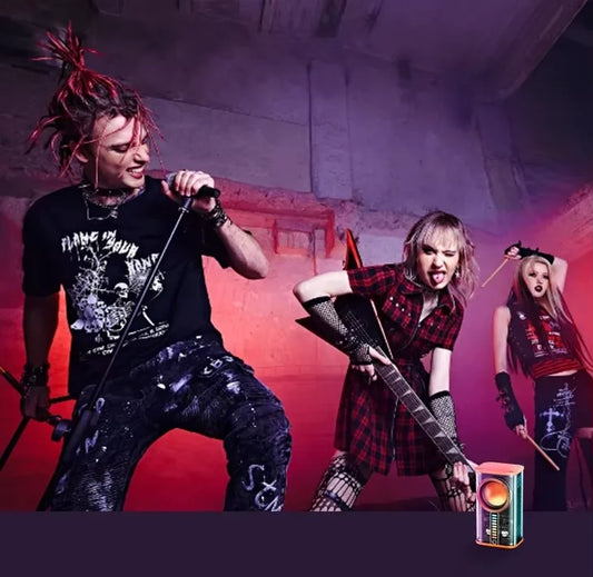 Loudspeaker Sound Box The Bass Transparent Wireless A36 Mecha Speakers Shake Speakers Audio Player Bluetooth Stereo Surround.