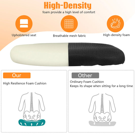 Bürostuhl Ergonomisch, Schreibtischstuhl mit Verstellbarer Kopfstütze, Armlehnen, Lendenwirbelstütze, Drehstuhl Wippfunktion, Chefsessel aus Mesh,Rückenschonend, Bürostuhl 150kg