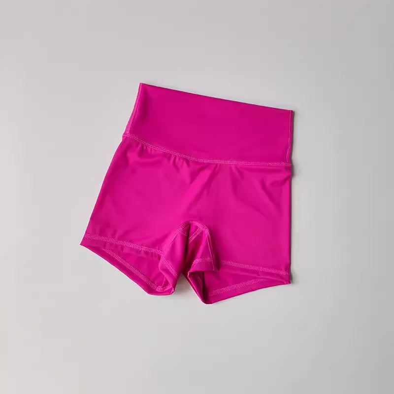 Summer Women's Yoga Shorts High Waist Sport Shorts Fitness Push-Up Tights Booty Short Pants Gym Shorts Cycling Shorts Female