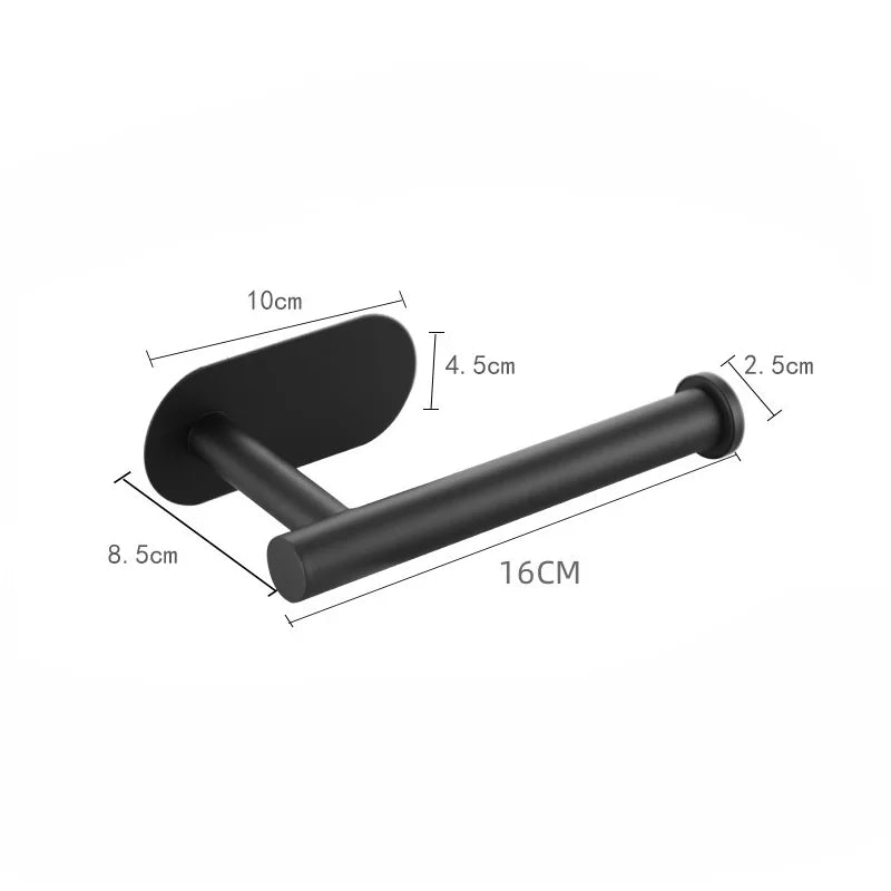 Badezimmer-Papierhandtuchhalter, vertikaler Toilettenpapierhalter aus Edelstahl, perforationsfreier, bodenstehender Toilettenpapierhalter