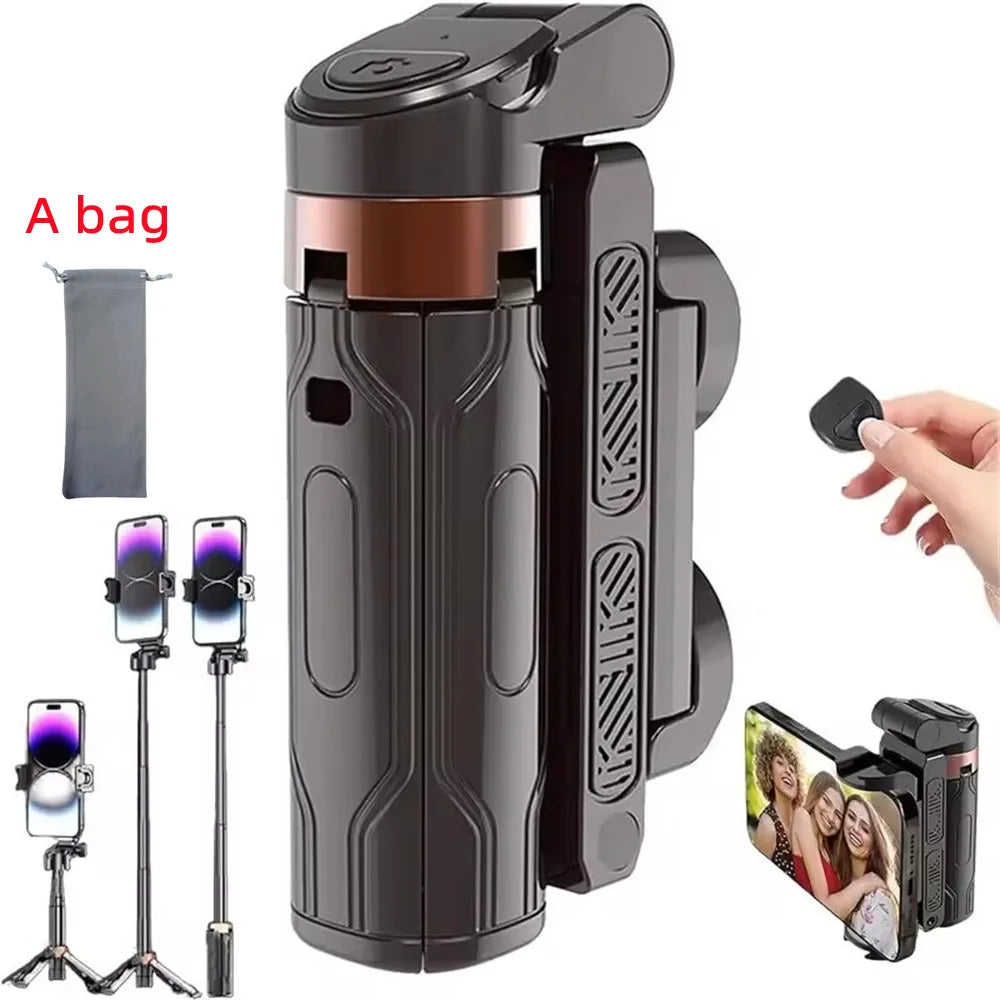 FGCLSY Mobile selfie stick handle, tripod photography tool handheld stabilizer shooting assistant multifunctional portable stand.