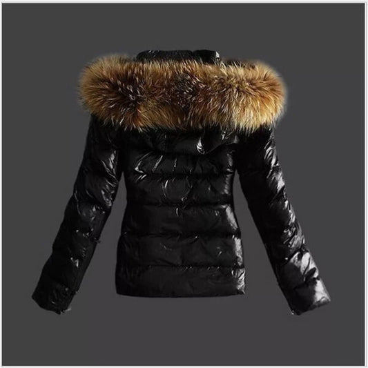 2025, Winter Jacken Frauen Grundlegende Mäntel Mode Faux PU Leder Winter Jacken Frauen Künstliche Pelz Kragen Mantel Weibliche Oberbekleidung.