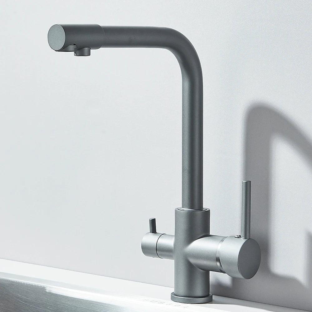 Filtered Kitchen Sink Faucets Drinking Water Filter Kitchen Faucet Sink Tap Hot Cold Water Tap For Kitchen