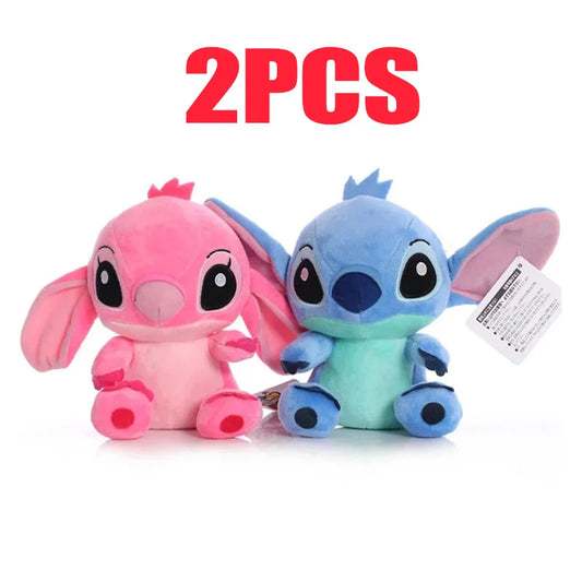 20cm Original Plush Stitch Baby Movie Cartoon Model Doll Children Action Figures Stuffed Toys Pendant Gifts.
