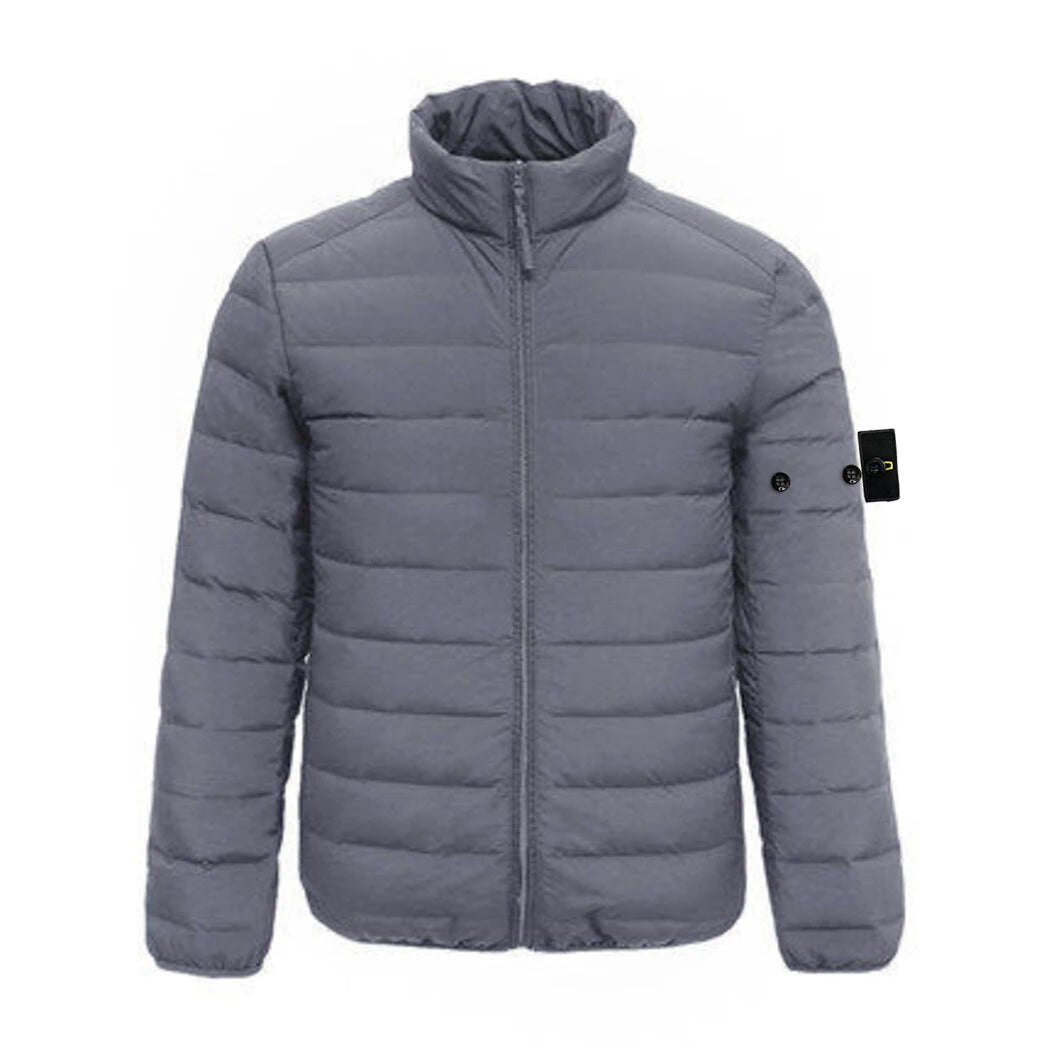 Compass Patch Italian Luxury Style 3 labels Men's 90% Duck Down Jacket Ultra Stand Collar Lightweight Jackets Men Outerwear Coat.