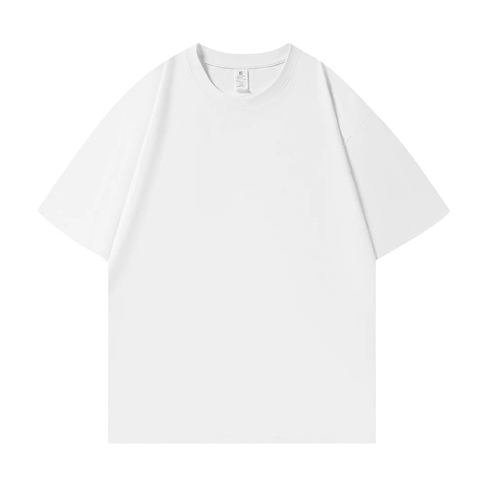 Summer Men's Short Sleeve Cotton T-shirt Solid Color T-shirt Breathable T shirtS Sportswear Women Sports Short Sleeve.