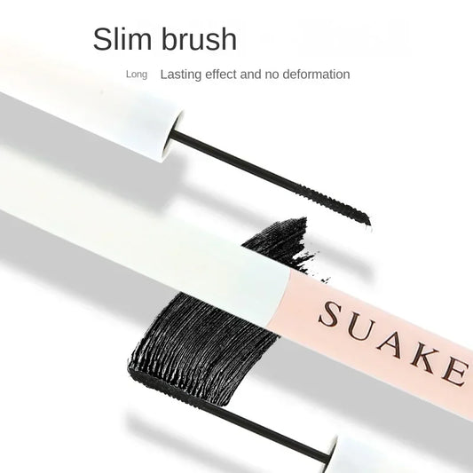Ultra-fine Mascara Curling Thick Lengthening Eyelash Mascara Waterproof Non-smudge Brown Natural Curl Mascara Makeup.