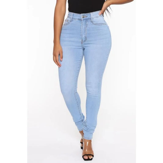 2025 New Women's Jeans High Waist Push-Up Jeans High Stretch Stretch Mother Jeans Washed Denim Skinny Pencil Pants Women's.