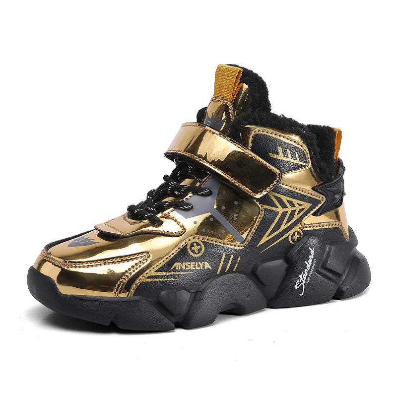 Kids Snow Boots for Boys Girls High Quality Winter Warm Waterproof Children Fashion Sport Shoes Sneakers Girls Snow Boots