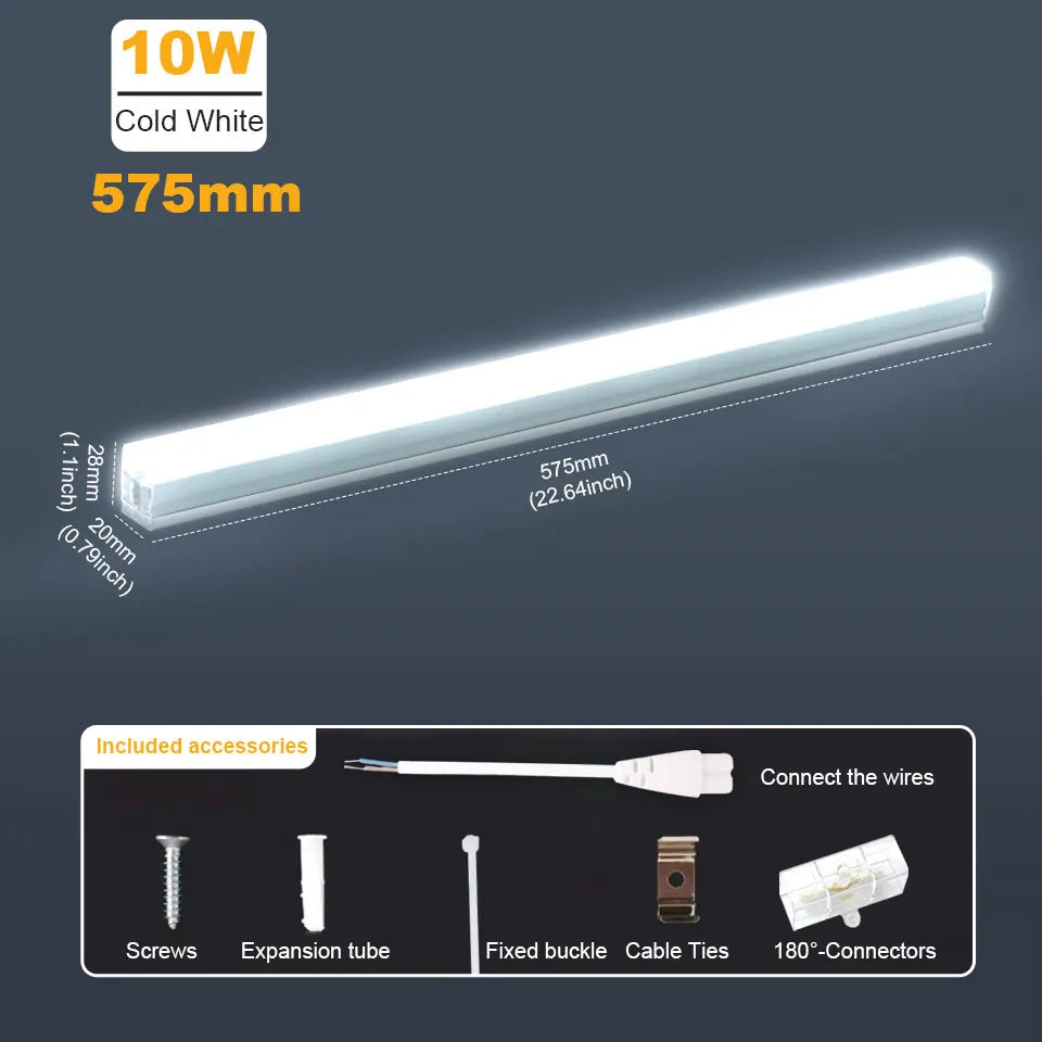T5 T8 Led Tube Light 220V 110V Wall Lamp Bulb Light 10W lampa For Home Indoor Kitchen Lighting Garage Light Ceiling Lighting.